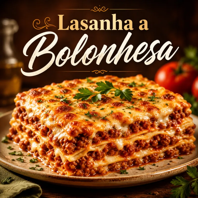 Lasanha a Bolonhesa 